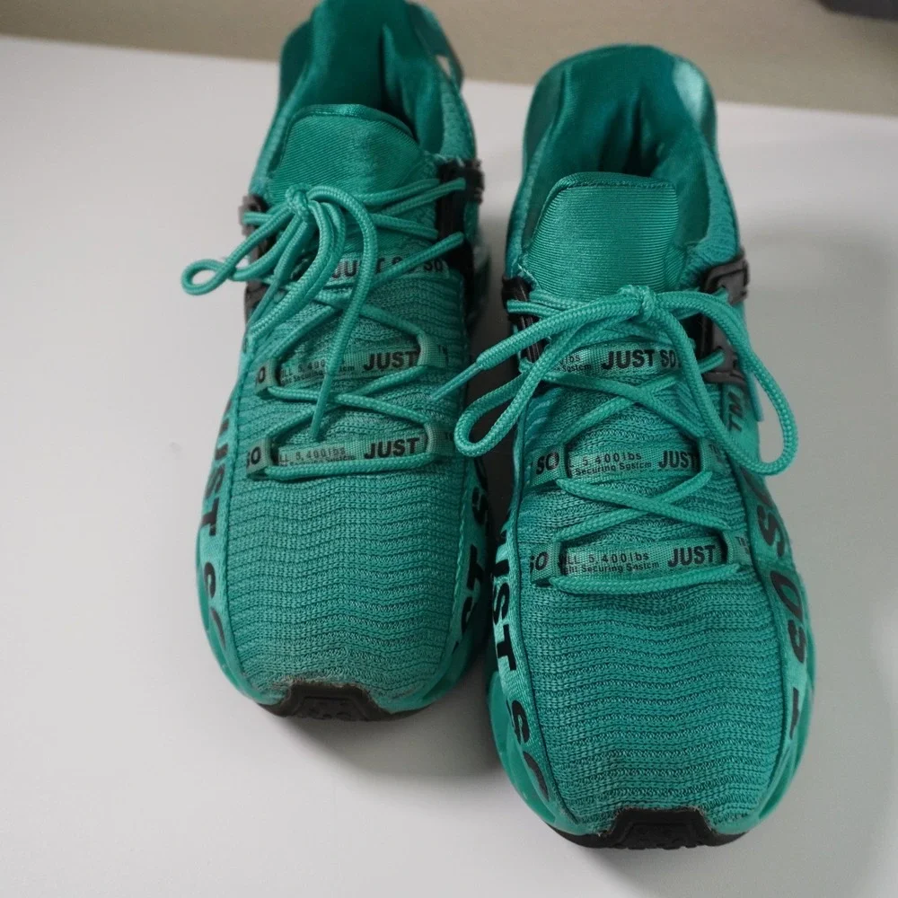Teal Green Running Shoes‎ Sneakers Just So Lightweight Athletic Size 7 (38)